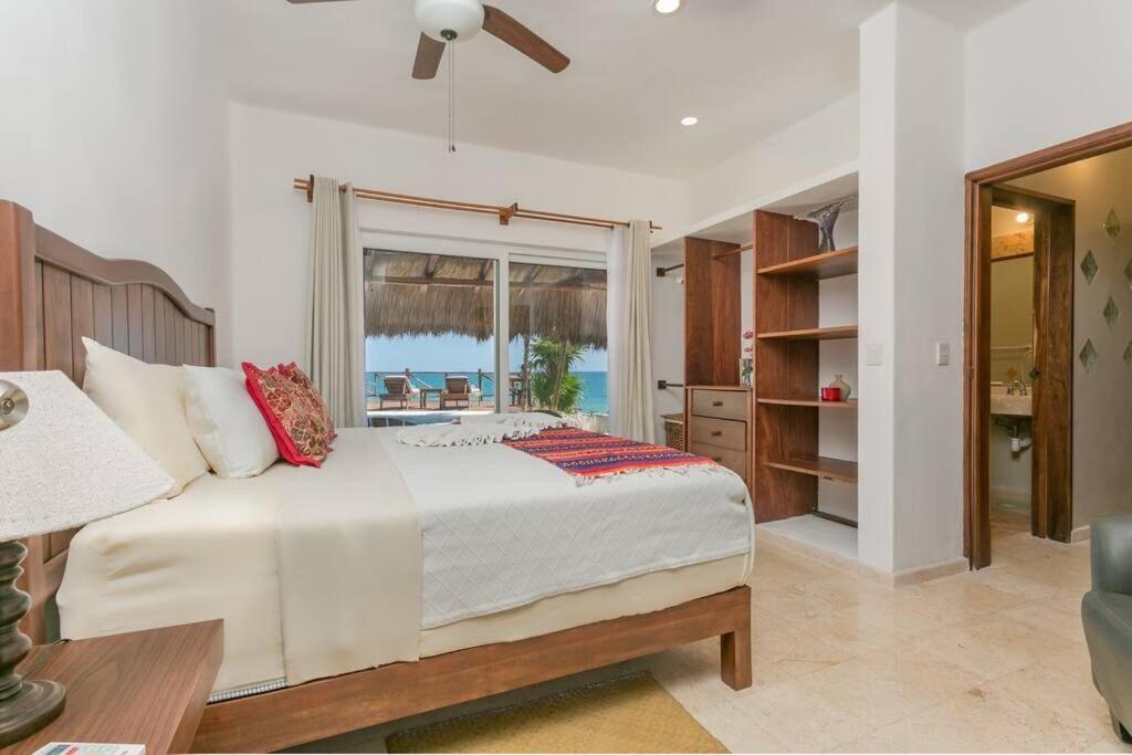 Luxury 5-Br Beachfront Home In Tulum Casa Sofia Gato Exterior photo